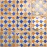 Verone décor losange crème